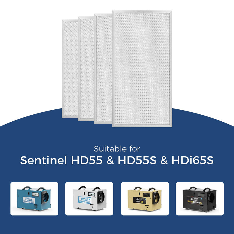 ALORAIR MERV-8 Filter Replacement Set for Basement Dehumidifiers Sentinel HD55,Sentinel HDi65(4 Pack)