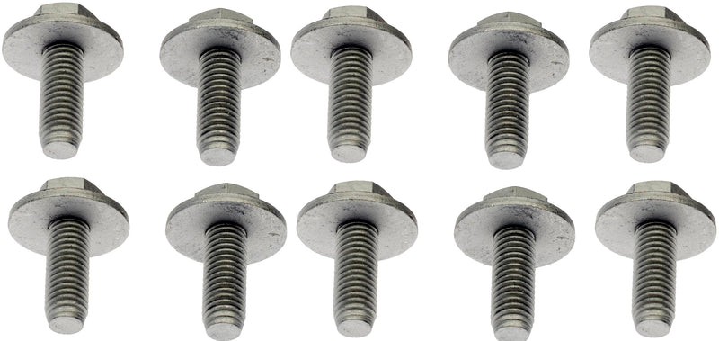 Dorman 700-089 Splash Shield Screw Bolt with Captive Washer - M10-1.5 X 26.5 mm, 10 Pack