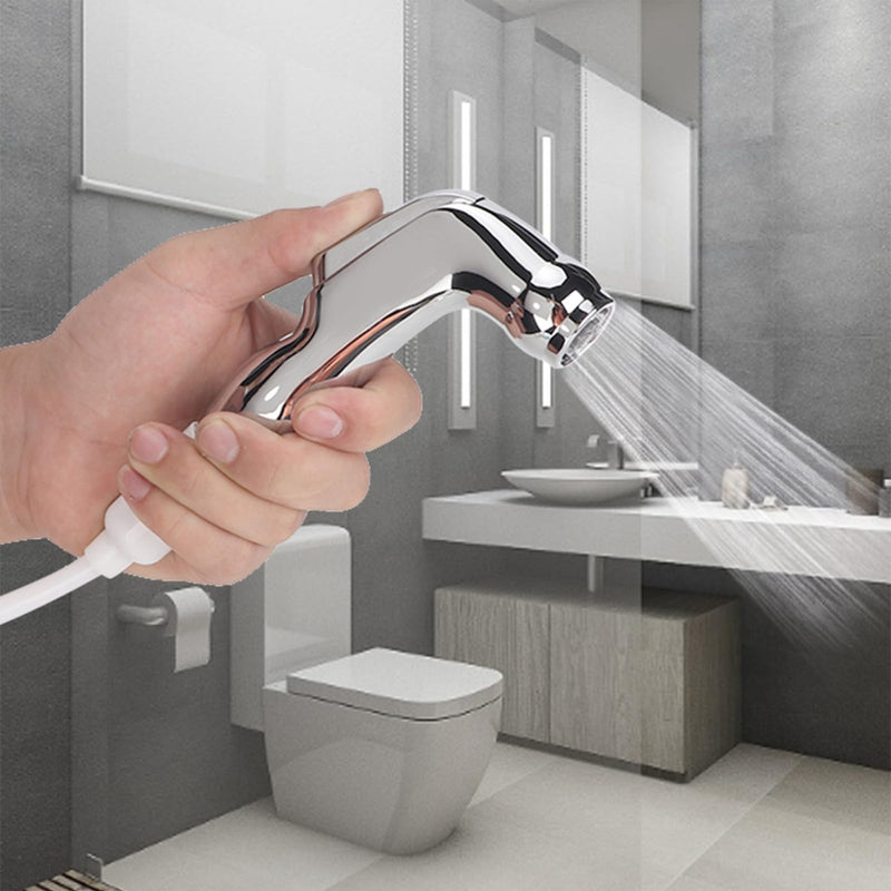 ABS Bidet Shower, High Pressure Spray Gun Hand Shower Spray Gun, Set for Toilet Hand Shower, Hand Bidet Toilet Attachment Sprayer