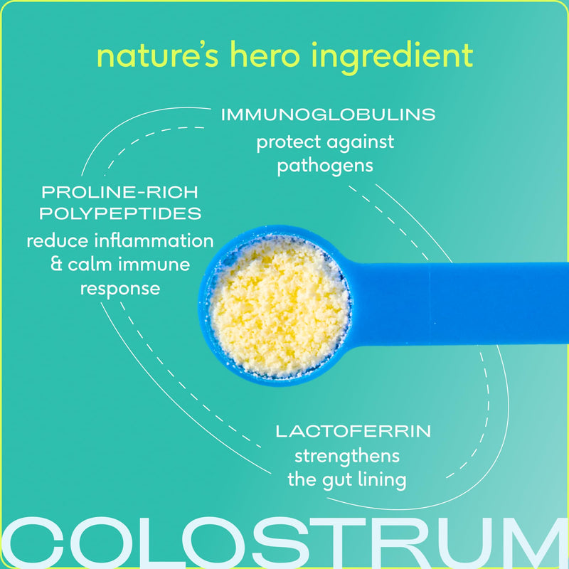 Native Pet Goat Milk Powder for Dogs (60 Scoops) & Colostrum for Dogs (120 Scoops) - Organic Goat Milk Great Dog Food Additive for a Healthy Digestive System & Bovine Colostrum Powder