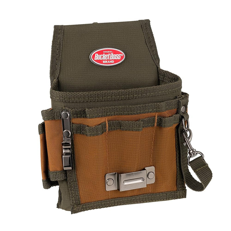 Bucket Boss - Tool Pouch with FlapFit, Pouches - Original Series (54140) , Brown