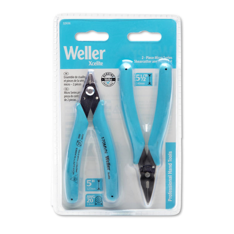Weller Xcelite Shear Cutter & Plier Set (170MVN & 378MVN) | S2KVN