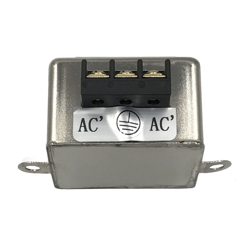 Noise Suppressor Power EMI Filter Termianl Single-Phase Line-Conditioner JIN RONG AC 115/250V 6 Amp JRW1206-11