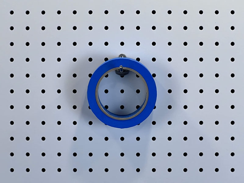Triton Products 2-1/2" Steel Pegboard Hooks - Heavy Duty Single Rod 10-Pack Durahook, 30 Degree Bend, Fits 1/8 Inch and 1/4 Inch Duraboards and Pegboards 2 1/2 Inch