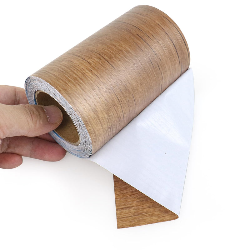 BOMEI PACK Wood Grain Repair Tape in Begonia Wood 4inch X 33ft,Self Adhesive Repair Patch for Furniture, Floors, Cabinets, Windows, Doors, RV, Home Decor and DIY Projects,1 Roll