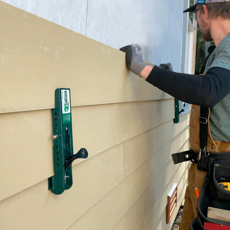 PacTool Gecko Gauge, The Original Home Siding Installation Kit - For Use with 5/16 Inch Fiber Cement Siding and James Hardie Siding, Includes 2 Gecko Gauge Clamps STANDARD 5/16” Thickness for Hardie Siding