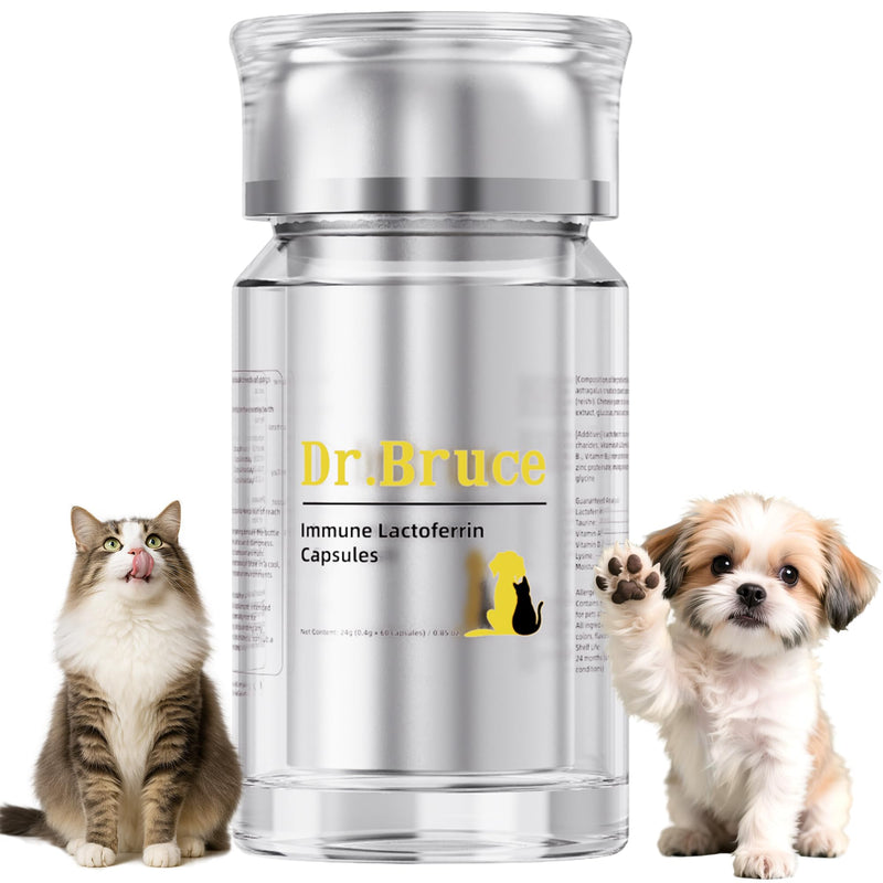 Lactoferrin for Dogs & Cats, Lactoferrin Supplements, Itchy Skin Relief, Containing Taurine and lysine，Immune Support & Gut Health - 100% Single-Ingredient Supplement With Bioactive Nutrients