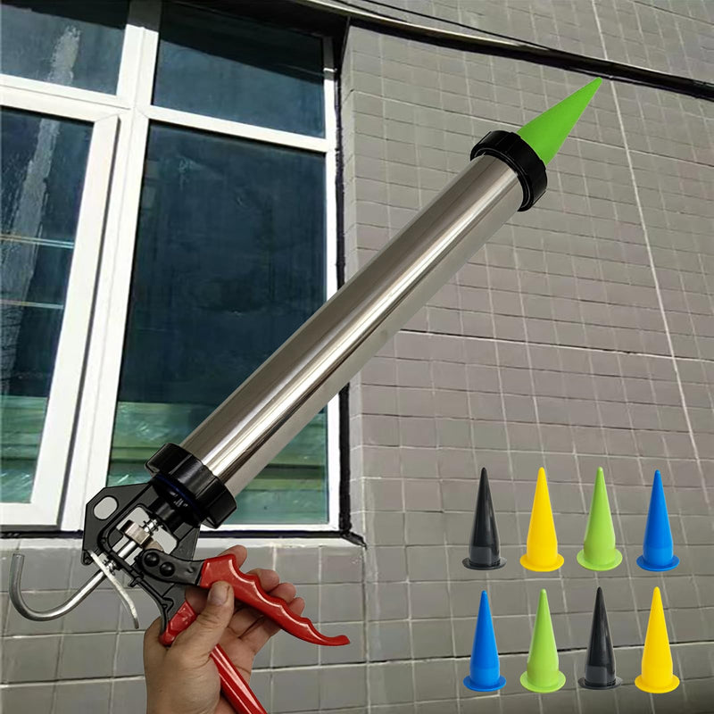 Plastic Caulk Nozzle Set, 8 PCS, 4 Colors