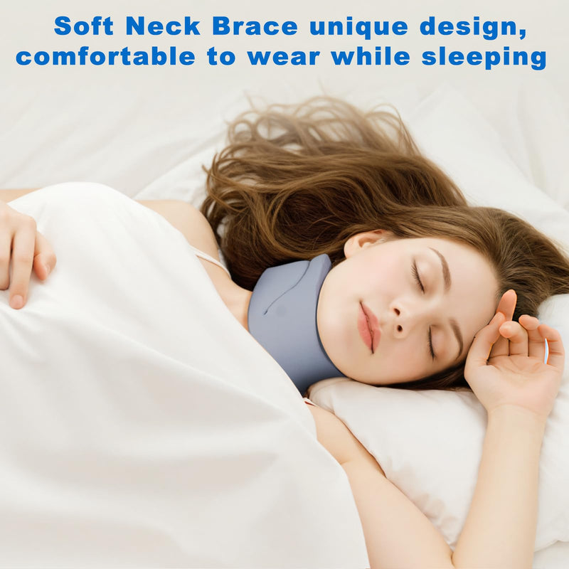 Neck Brace for Sleeping, Soft Cervical Collar, Cervicorrect Neck Brace for Neck Pain and Support, Neck Brace Cervical Collar for Women and Men, Wraps Keep Vertebrae Stable and Aligned (L) Large