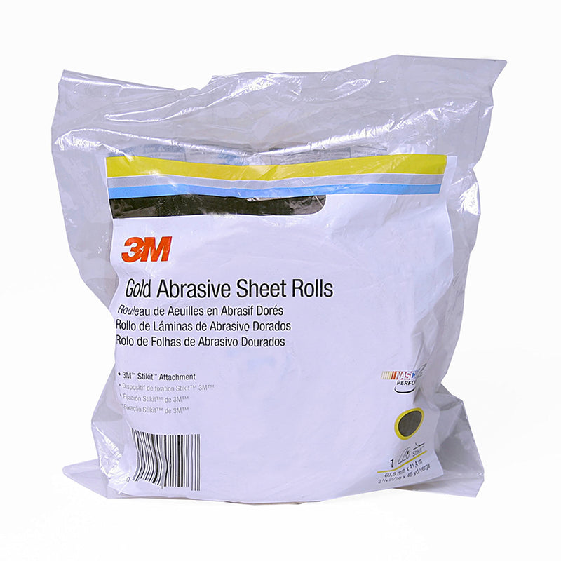 3M Stikit Gold Sheet Roll 236U, 02695, 4-1/2" x 25 yd, P150 Grade 4-1/2 in x 25 yd