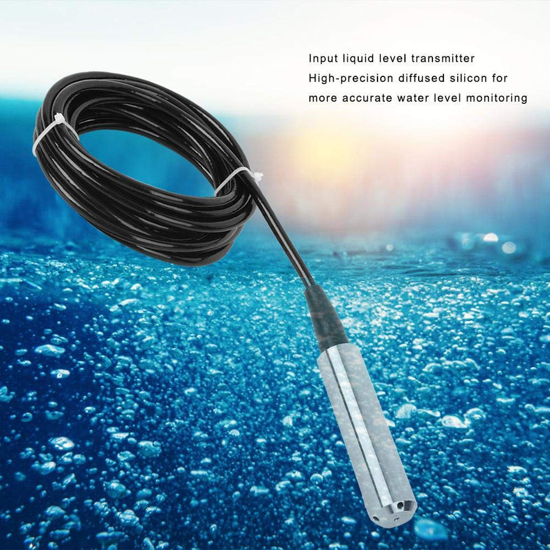 4-20mA Liquid Level Sensor，12-32VDC Output Liquid Level Detector,Liquid Level Transmitter,for Water, Oil, etc(Measuring Range:0-1m)
