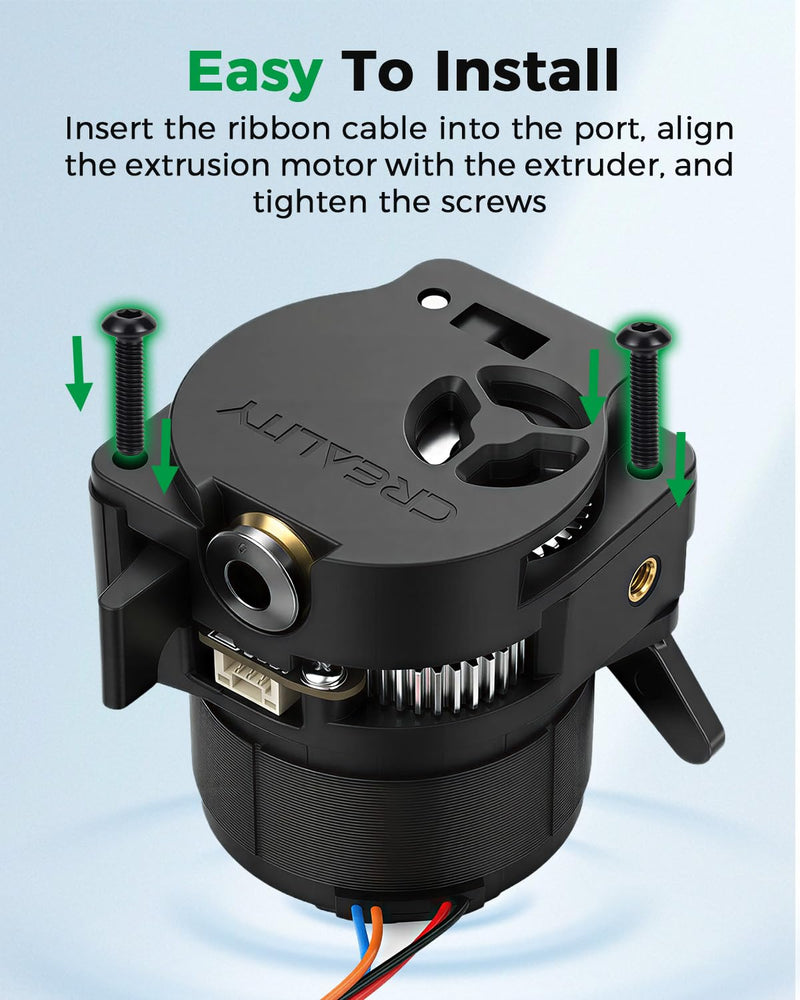 Creality Official K2 SE Extruder Stepper Motor, 36-20_E Axis Motor, High-Torquer with 12-Tooth Gear Silent Operation, Original Replacement Part for K2 SE 3D Printer