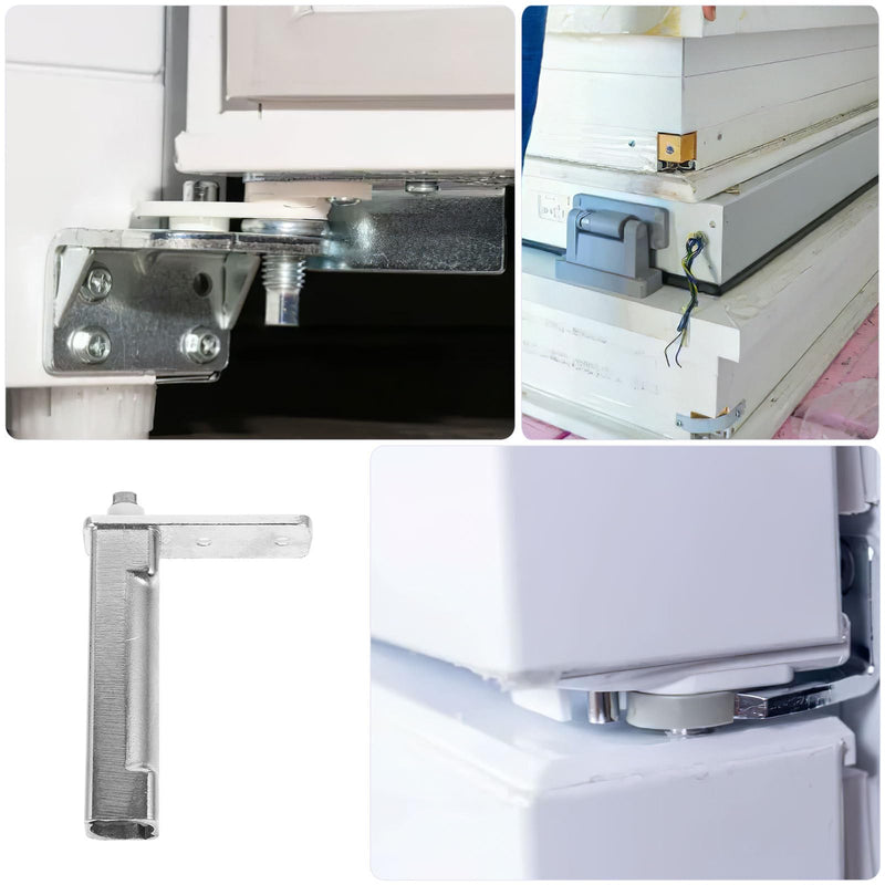 Freezer Door Pivot Hinge Replacement - Stainless Steel Spring Hinges for Refrigerator Freezer Door Parts