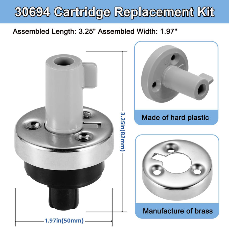 30694 BR-1 Cartridge Repair Kit, Compatible with Bradley/Cole/Kohler Faucets, for Single-Handle Kitchen and Bathroom Faucets
