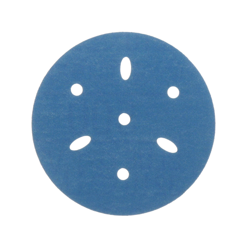 3M Hookit Blue Abrasive Disc 321U Multi-Hole, 36152, 3 in, 500, Pack of 50, Virtually Dust-Free, for Body Repair, Featheredging, Primer Sanding, Paint Preparation, E-Coat Sanding, Automotive