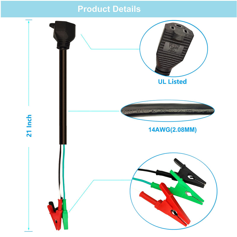 HVAC Tools Kit Accessory for Circuit Breaker Finder Vacuum Pump, Ac Guages Clearance and Equipment, Compatible with Yellow Jacket 69522, 69411,RT310,RT250,RT310,ET300,ET310