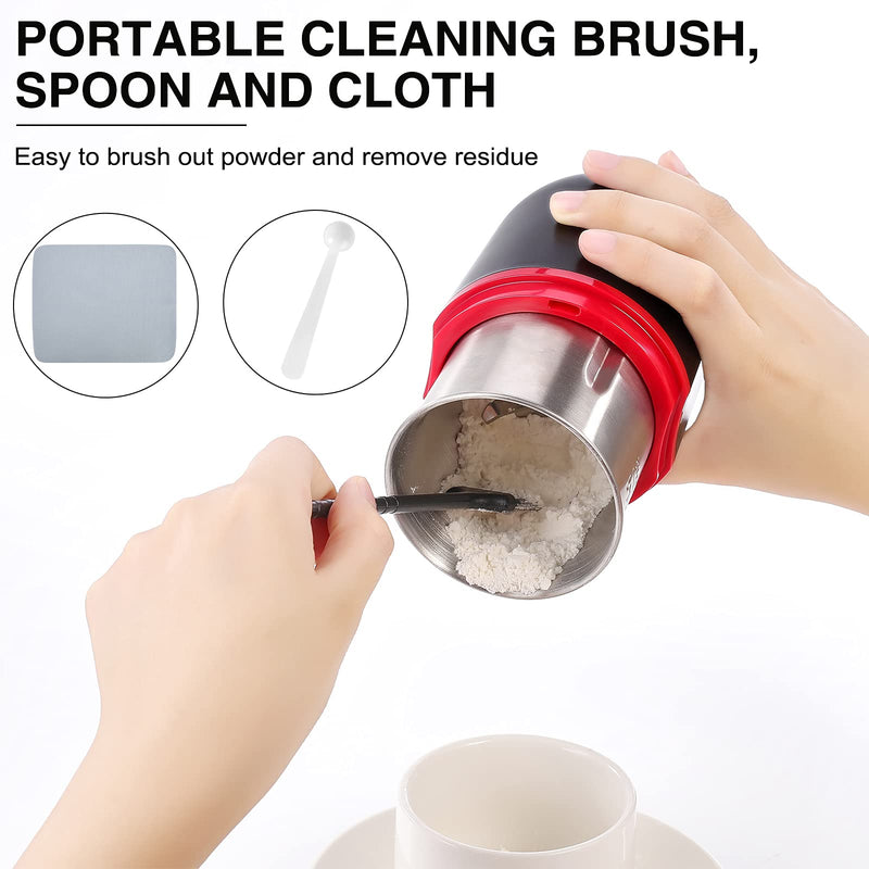 Electric Pill Crusher Grinder - Grind and Pulverize Small and Large Medication and Vitamin Tablets to Fine Powder - Electronic Pulverizer to Crush Multiple Pills - Use for Feeding Tube, Kids or Pets
