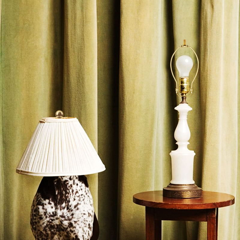Lamp Harp, Detachable Lamp Shade Harp Holder, Used for Floor Lamps and Table Lamps, Wall Lamps, Etc, 2sets of Heavy-Duty Lampshade Holders, Chandelier, Gold (6 Inch) 6 Inch