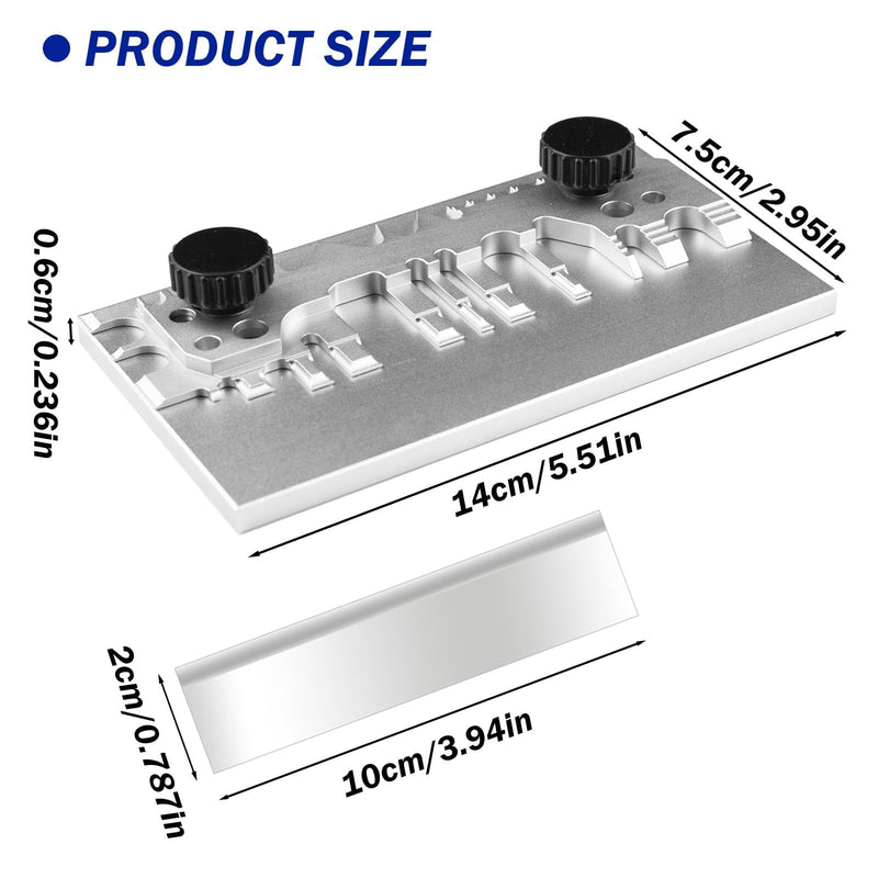 Photo Etched Parts Bender Metal Etching Sheet Bender Bench Vise Scale Military Model Hobby Craft Building Tool for Model Tools Hobby Accessories DIY Tool(4553)