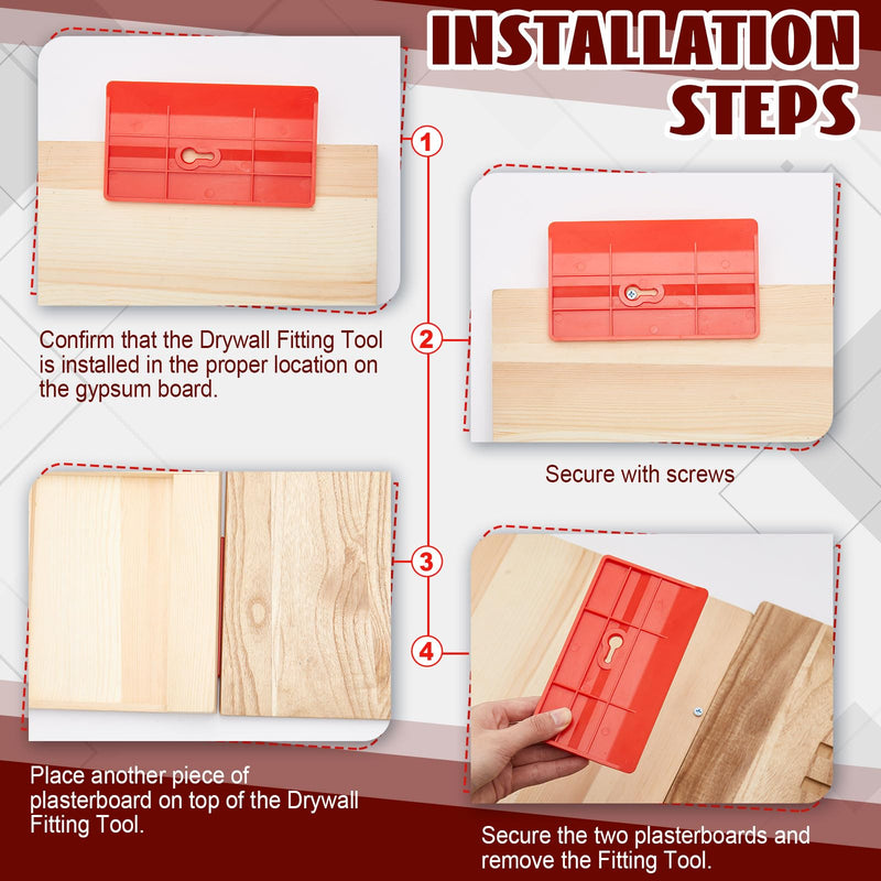 10 Pcs Drywall Fitting Tool Supports the Board in Place While Installing Drywall Holder for Simple Operation Labor Saving and Easy