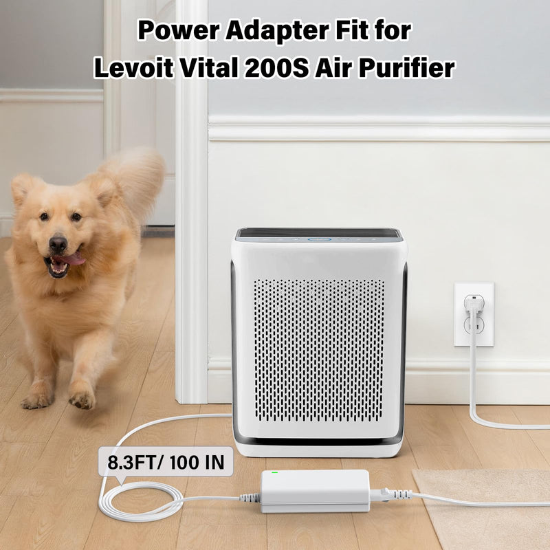 24V Air Purifier Charger Replacement Compatible with Levoit Vital 200S