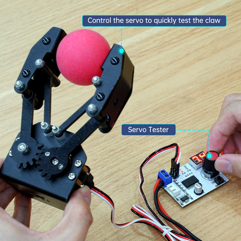 Mechanical Claw Robot Gripper Grabber Pickup Robot DIY, BigClaw Without Servo