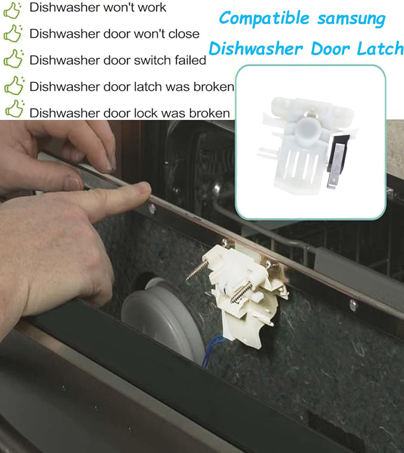 DW80F600UTS DW80J3020US Door Latch samsung Dishwasher Door Latch | DD81-02132A DD81-01629A Dishwasher Door Latch Fits samsung Dishwasher DW80k7050UG DW80k5050US DW80R5060US DW80R5061UG