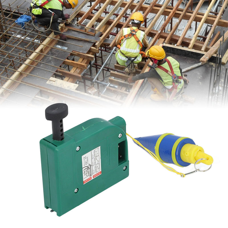 Plumb Bob Setter Alloy Steel Magnetic Wire Hammer 5 Meter Line Magnetic Drop Measuring Tool for Construction Industry Projects