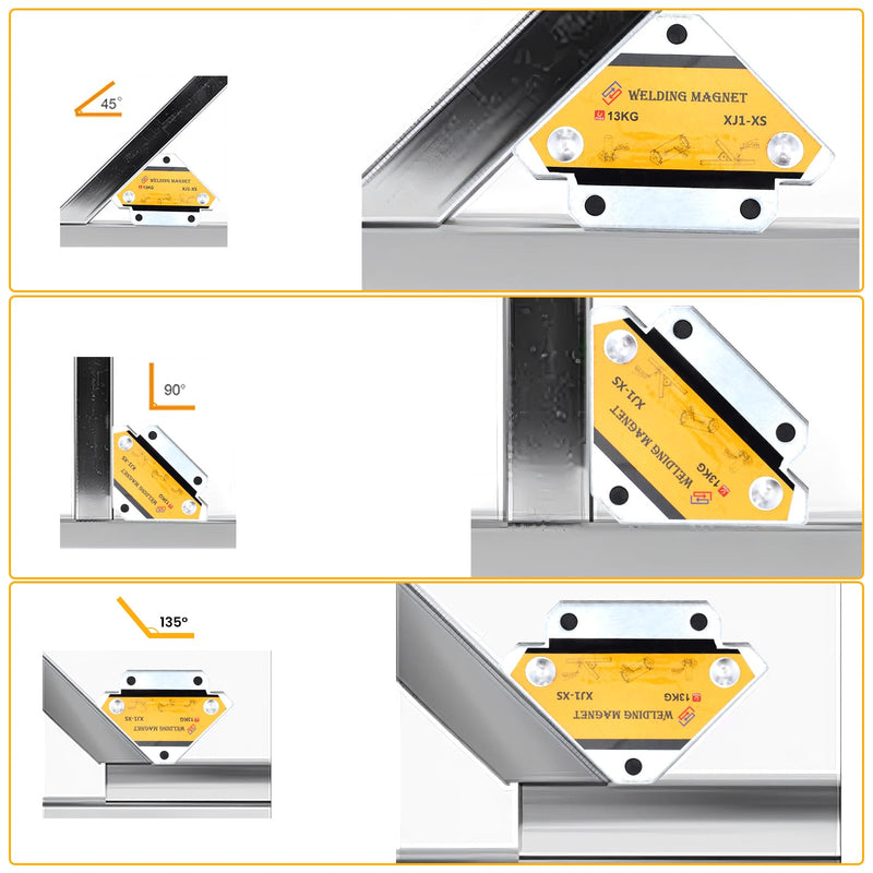 6pcs 25 LB Strong Hold Magnetic Welding Holder Welder Magnet Set Welding Accessories