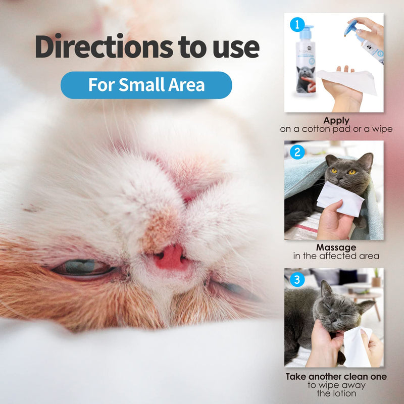 Mooncat Cats & Kittens Acne Cleanse Lotion | First Cuztomized Cat Acne Treatment | Pionner in Cat Care Stuff | Concentrated Solution For Cat Chin & Tail | Best Prevention for Cats Acne -5 fl oz(150ml) - PawsPlanet Australia