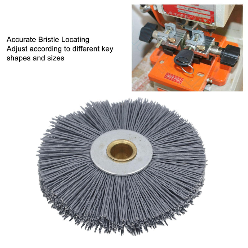 Key Machine Deburring Brush: Nylon Bristles Burr Removal Cleaning Tool for Bravo Special Rekord 80x15x10mm