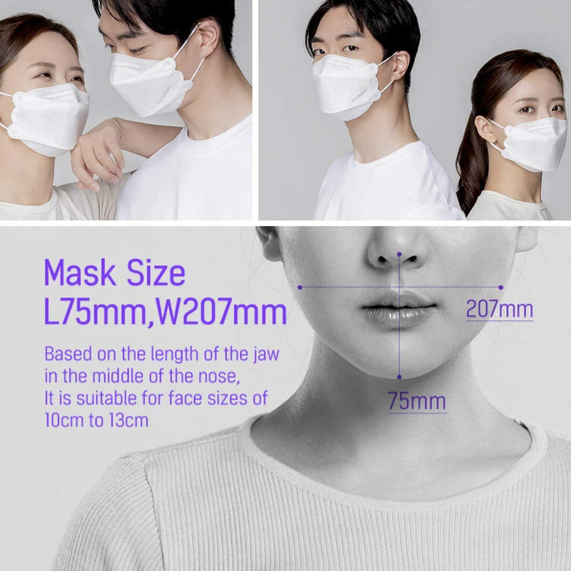 AIRQUEEN 3-Layer Nano-Filter Face Mask for Adults, Black 50 Pack, Lightweight and Breathable Face Mask, Reusable Face Mask