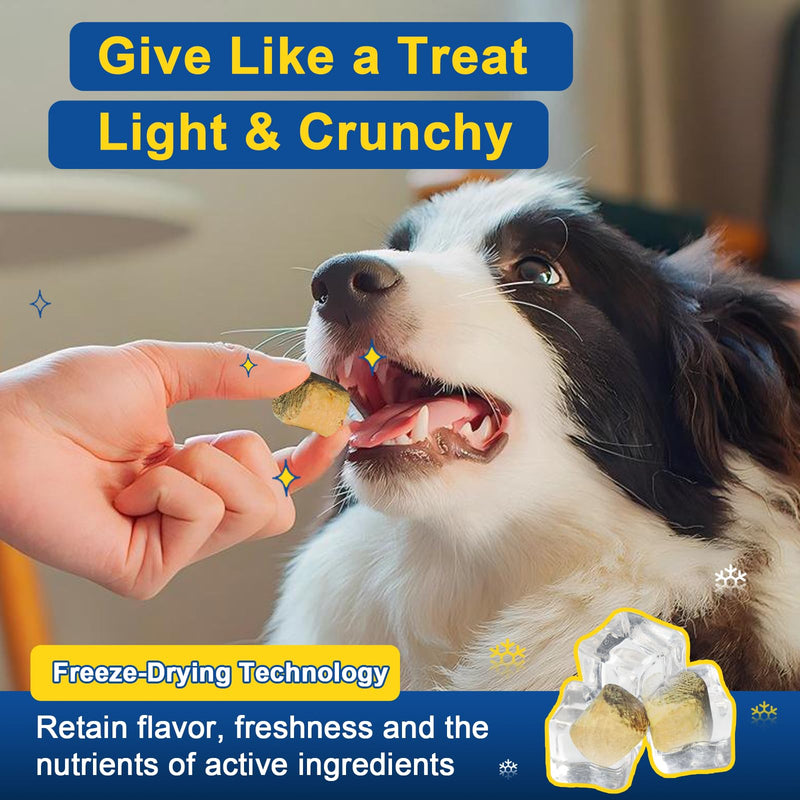 Dog Allergy Relief Chews, Salmon Fish Oil for Dogs Skin and Coat