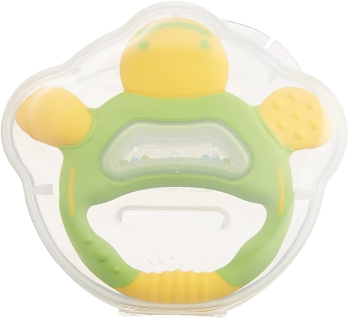 Richell Teeth Sharpener with Holder R Kamesan Green For Ages 3 Months and Up - NewNest Australia