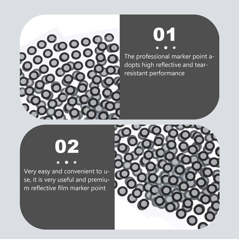 3D Scanning dots,Scanning Markers,Tracking dots for 3D Scanning,High Reflective 3D Scanner dots,Diffuse Reflection Markers Easily Compatible with Einscan Creality Revopoint 3D Scanner (900) 900