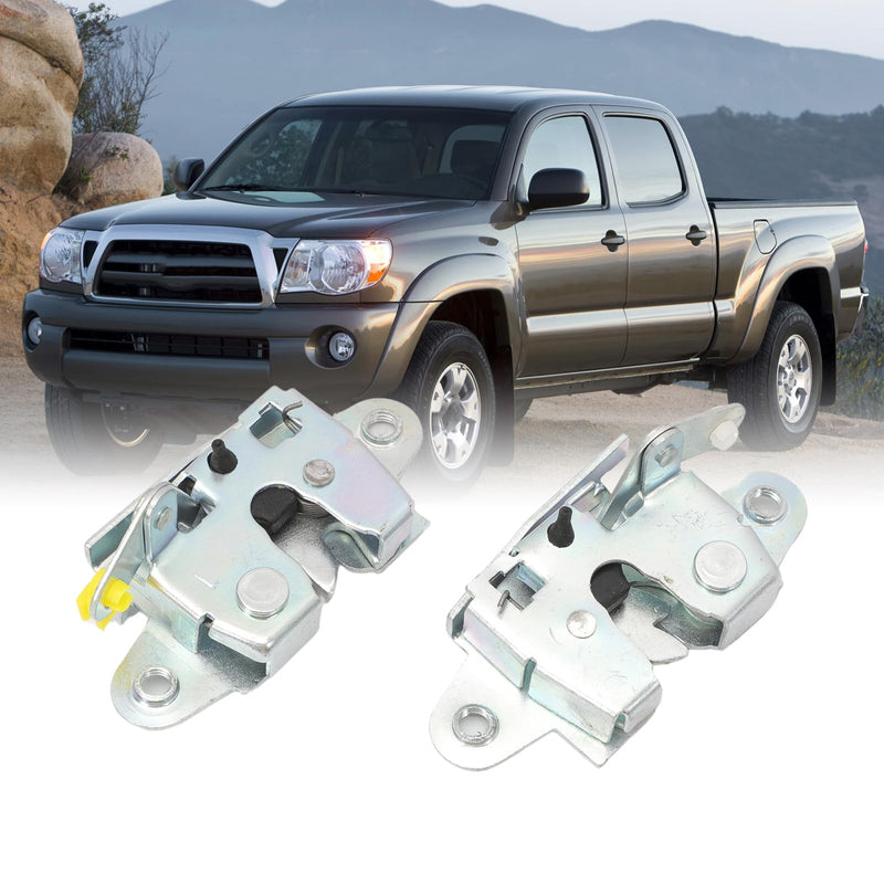 Tailgate Lock Latch with Striker for 2004-2015 Tacoma 2004-2011 Hilux 2004-2011 Vigo 65790-0K010 65780-0K010