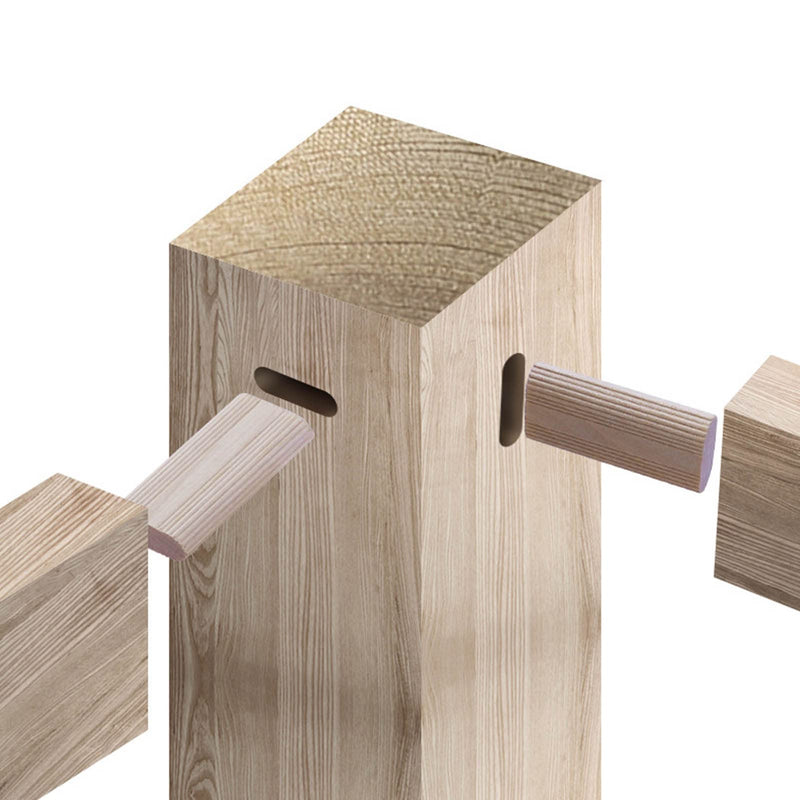 Wood Biscuits, 50Pack 8mm x 40mm Beechwood Loose Tenons Compatible with Domino Loose Tenons Joinery Systems, Domino Beech Tenons for Crafting Woodworking
