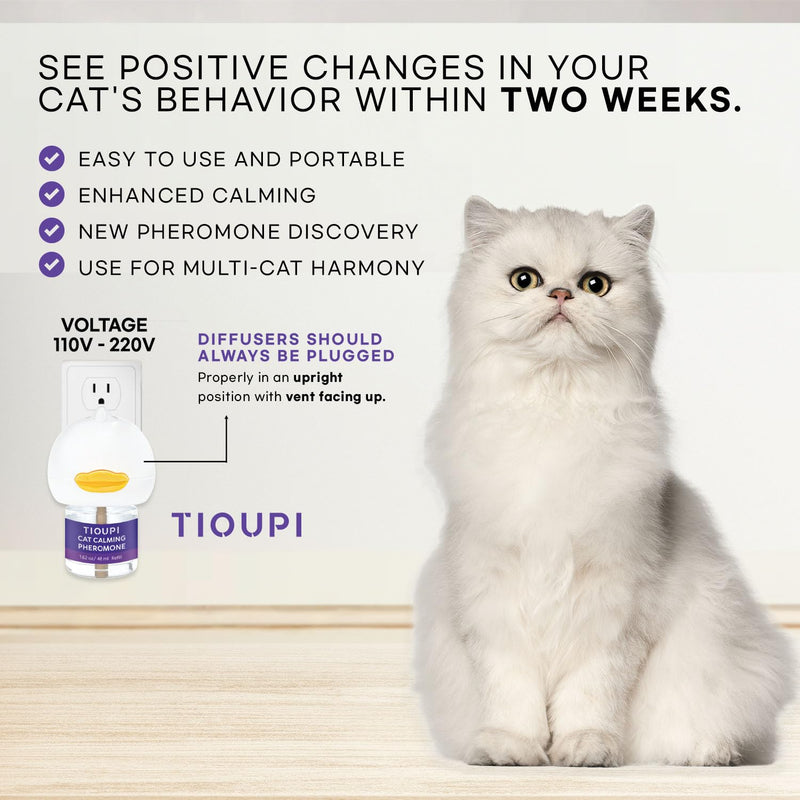 Cat Pheromones Calming Diffuser: Premium Cat Calming Diffuser - cat Calming pheromone Diffuser - cat pheromone Diffuser - cat Diffuser Calming - pheromone Diffuser to Calm Cats, 2 Pack - PawsPlanet Australia