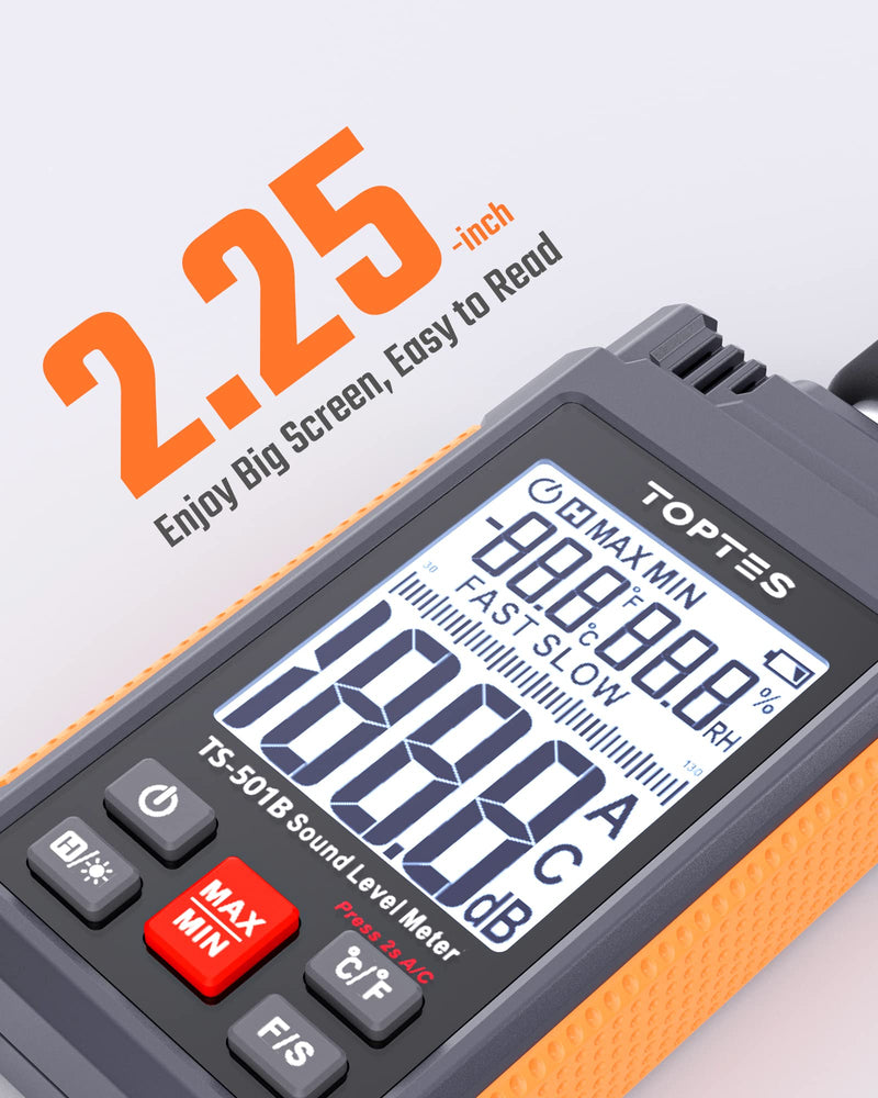 TS-501B Decibel Meter & TS-301 Anemometer-an Great Environmental Monitoring Kit for Measuring Noise Levels and Wind Speed Home and Outdoors
