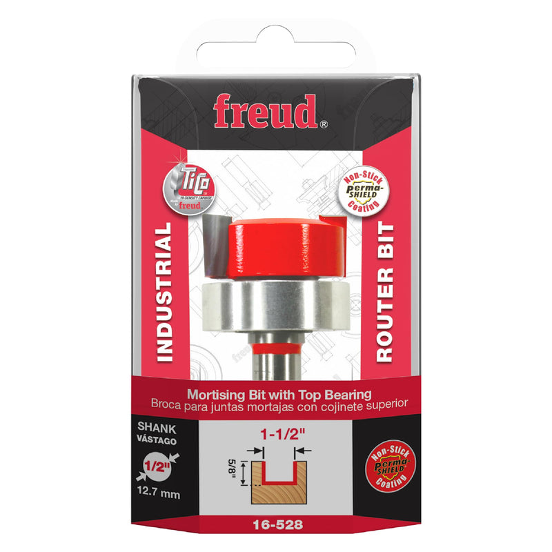 Freud 16-528: 1-1/2" (dia.) Mortising Bit with 1/2" shank, 2-1/2" overall length