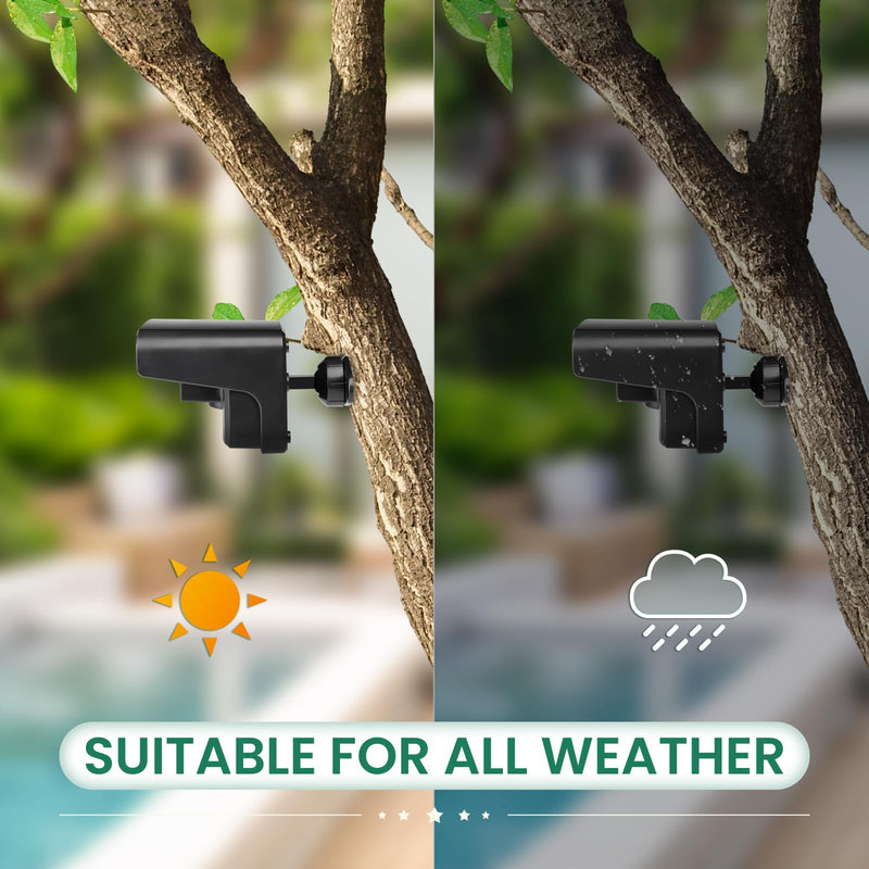 Wireless Driveway Alarm, Outdoor Weatherproof Motion Sensor & Detector with 600ft Range, Microwave Infrared Home Security Alert System for Driveway/Garage/Indoor/Outdoor (1 Receiver+2 Sensors) A 1 Receiver+2 Sensors - NewNest Australia