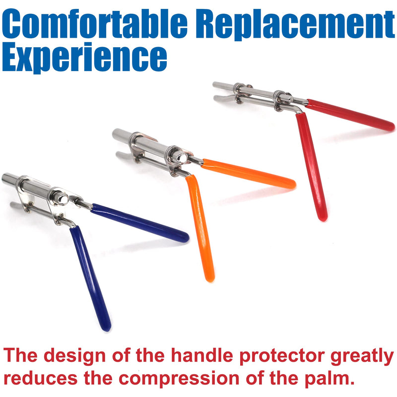 Hydraulic Cylinder Seal Install Tool Set - 3 PCS Hydraulic U-Cup Seal Twistor Installation Tool Kit with S M L blue