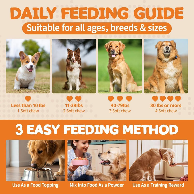 Flea and Tick Prevention for Dogs Chewables - Natural Dog Flea and Tick Treatment Chewable - Oral Flea Supplement for Dogs - Puppy Flea Support - All Breeds & Ages - 180 Soft Chews 180 Chews