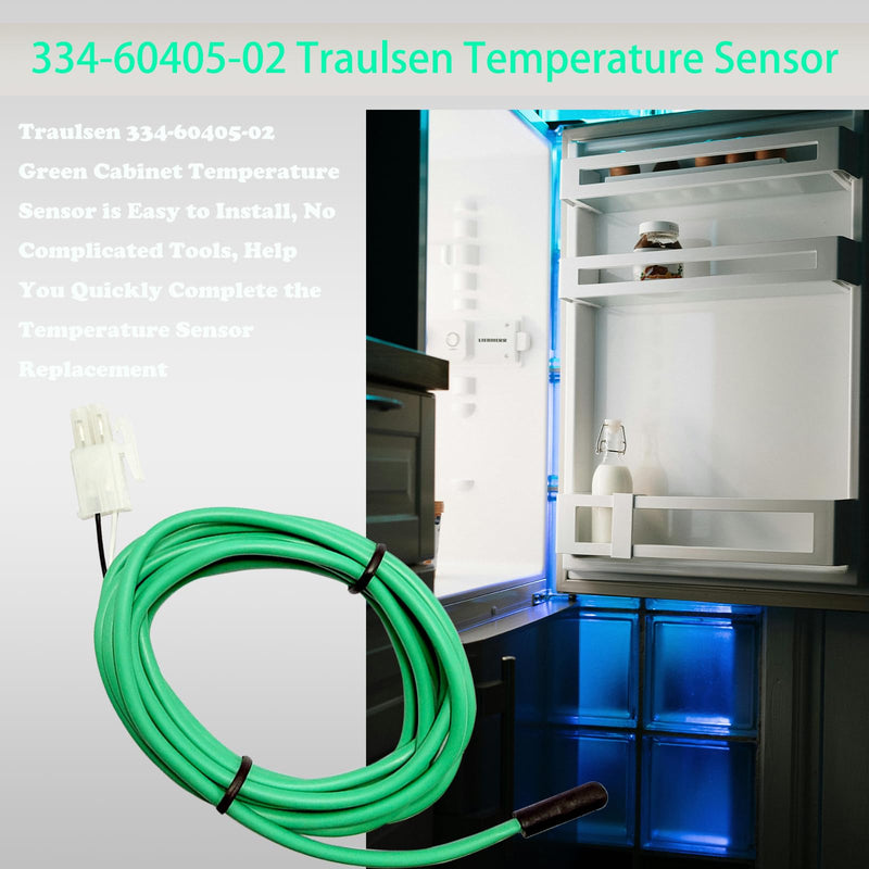 334-60405-02 74 Inch Green Coil Traulsen Temperature Sensor Probe（2PCS） | 337-60405-02 Replacement with Traulsen G1000, G2000, G22000 Refrigerator Cabinet 1 Year Replacement Service Easy to Install