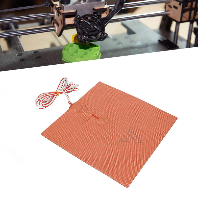 Silicone Heater Pad, 450W Silicone Heating Plate Pad Heater with Back Adhesive for 3D Printer Heated Bed, 250x250mm
