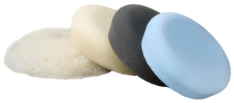 3M Perfect-It Low Lint Wool Compounding Pad, 4 in, 30040, Single Sided, 2 Pads, Fast Cutting, Quickly Refine Abrasive Sand Scratches for Automotive