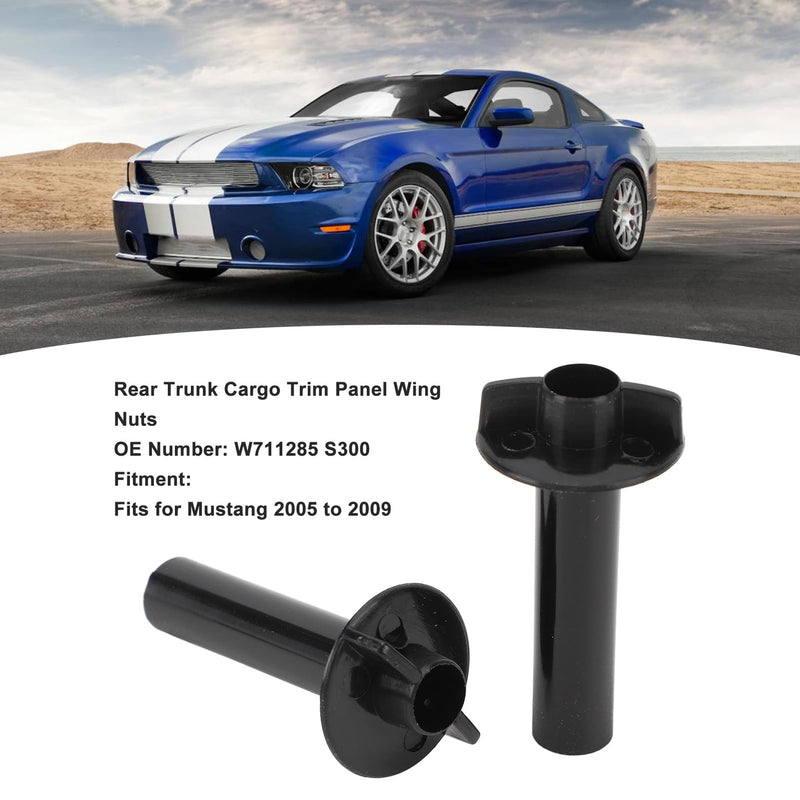 2Pcs Rear Trim Panel Nuts, Rear Trunk Interior Cargo Trim Panel Wing Nuts for 2005 to 2009, Replace W711285 S300, Rear Trim Panel Fastener Clip Screw Nut