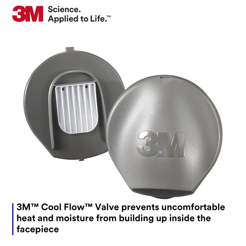 3M Full Facepiece Reusable Respirator 6800, NIOSH, Medium 1 Count (Pack of 1)
