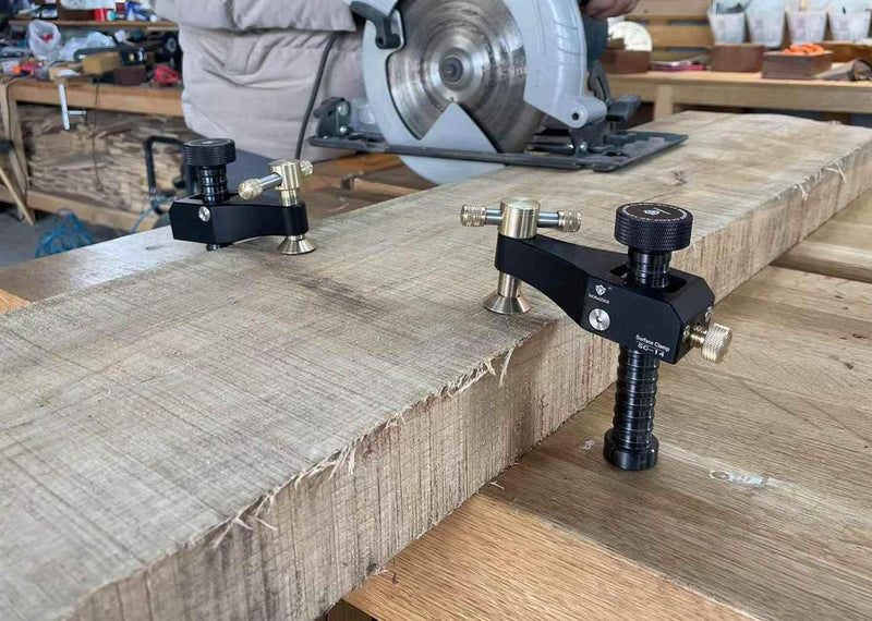 HONGDUI Bench Dog Clamp, Fit for 3/4"(19/20mm) Workbench Dog Hole, Adjustable Dog Hole Clamp for MFT Tables Woodworking Clamp
