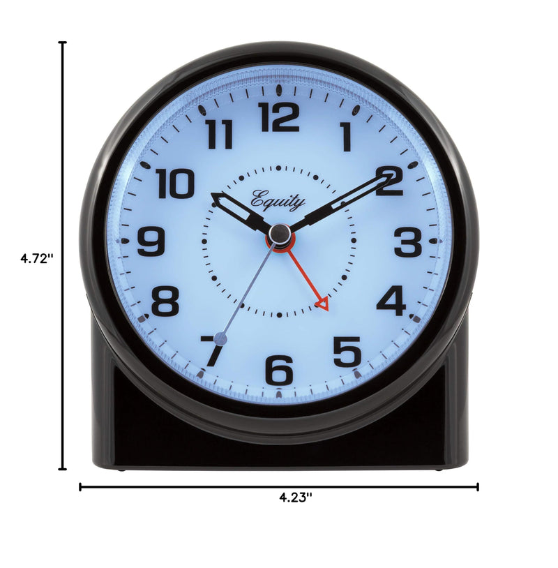 Equity 14080 Analog Night Vision Alarm Clock Pack of 1